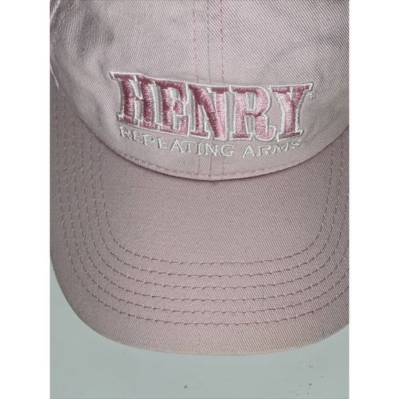 Henry Repeating Arms Hat Womens Logo Pink Baseball Cap Adjustable - Picture 3 of 12